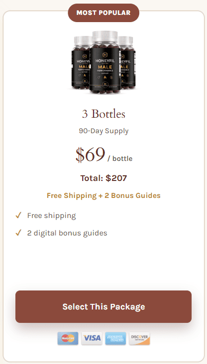honeyfil 3 bottles price